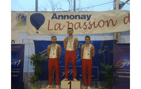 Titres et podiums en championnat Régional Individuels