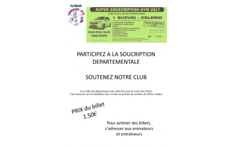 Souscription départementale