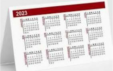 Calendrier fin de saison